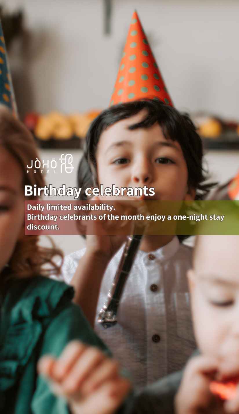 Celebrate birthday hotel